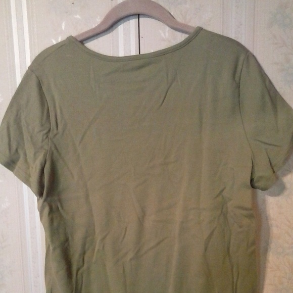 WHITE STAG TEE WOMAN SAGE SHORT SLEEVE TOP - Picture 3 of 3